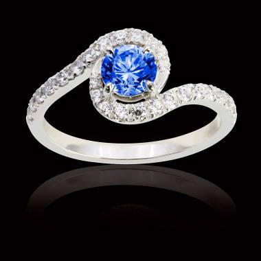 Bague saphir bleu Lilou